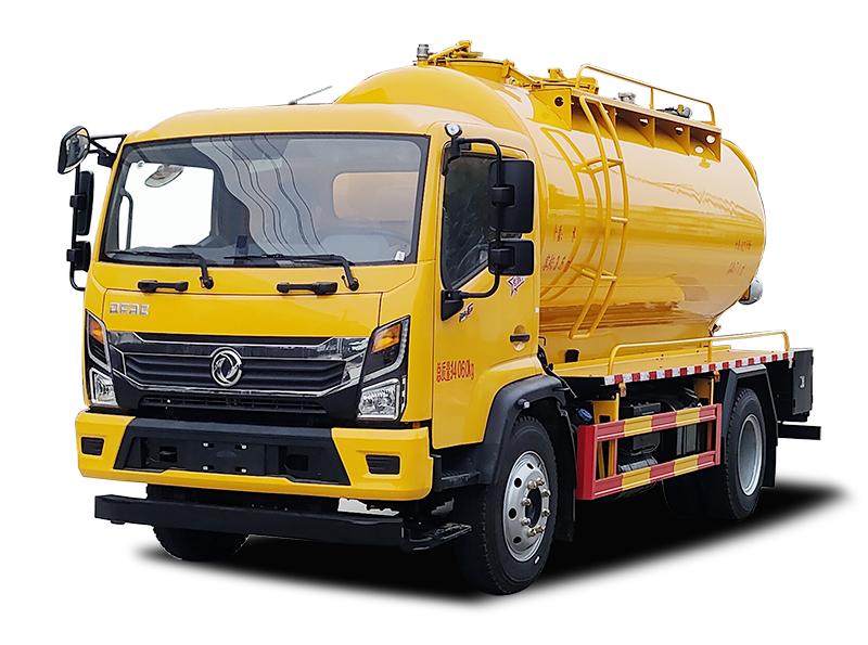 【汉成牌】东风股份D6清洗吸污车 3.5方清水罐+7方污水罐